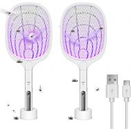 AICase Bug Zapper, 3000 Volt Indoor & Outdoor Electric Fly Swatter,USB Rechargeable Mosquito Killer Racket for Home Bedroom, Kitchen,Office, Backyard, Patio,Safe to Touch with 3-Layer Saf