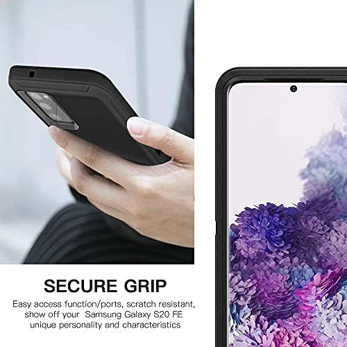  [아마존베스트]AICase for Samsung Galaxy S20 FE [5G&4G] Belt-Clip Holster Case, Drop Protection Full Body Rugged Heavy Duty Case, Shockproof/Drop/Dust Proof 4-Layer Protective Phone Case for Gala