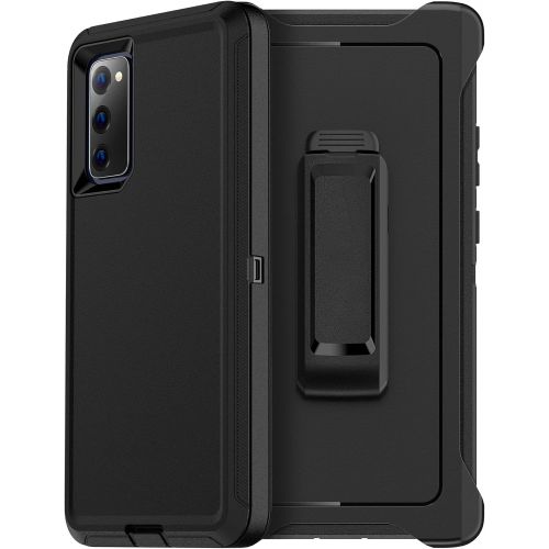  [아마존베스트]AICase for Samsung Galaxy S20 FE [5G&4G] Belt-Clip Holster Case, Drop Protection Full Body Rugged Heavy Duty Case, Shockproof/Drop/Dust Proof 4-Layer Protective Phone Case for Gala