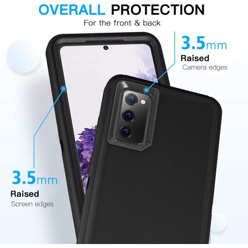  [아마존베스트]AICase for Samsung Galaxy S20 FE [5G&4G] Belt-Clip Holster Case, Drop Protection Full Body Rugged Heavy Duty Case, Shockproof/Drop/Dust Proof 4-Layer Protective Phone Case for Gala