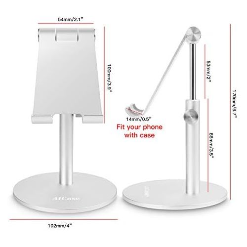  [아마존베스트]AICase Mobile Phone / Tablet Stand, Adjustable Universal Holder for 2018 iPad Pro 10.5, 9.7, 12.9, iPad Air 2, 3, 4, iPad Mini 2, 3, 4, Samsung, Huawei, iPhone, Other Smartphones a