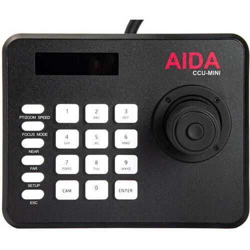  AIDA Imaging Compact VISCA Serial & IP PTZ Camera Controller