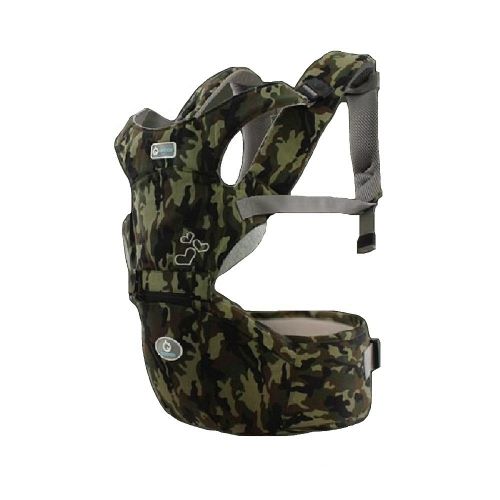  AIEBABY 360° Ergonomic Baby Carrier for Newborn with Hip Seat Front and Back (Camouflage)