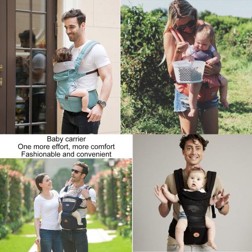  360 Ergonomic Baby Carrier with Hip Seat - AIEBAO Baby Backpack Carrier for Men Baby Carriers Front...