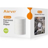 Aieve Coffee Paper Filter Compatible with Breville Barista Espresso Coffee Maker, 58 mm Espresso Filter Puck Screen Portafilter Paper (400 Pcs)