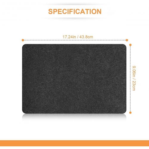  AIEVE Heat Resistant Mat for Air Fryer with Kitchen Appliance Sliders Function, 2 Pcs Kitchen Countertop Heat Protector Mat Kitchen Hot Pads for Ninja Foodi Air Fryer, Coffee Maker