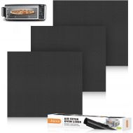 AIEVE Air Fryer Oven Liners, 3 Pack Non-stick Air Fryer Oven Mat Baking Mat Compatible with Ninja Foodi SP101 SP201 SP301 Ninja Air Fry Oven Toaster Oven Microwave Bottom of Gas &