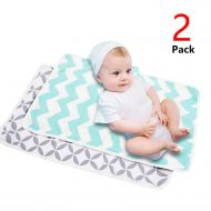 AIFUSI Diaper Changing Pad, Waterproof Pad Baby Portable Changing Mat Travel Mat Station for Home,Travel & Outside Idefair- 2 Pack