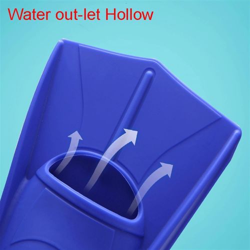  AIHONG Water Sport Silicone Professional Scuba Diving fins Men and Women Snorkeling Swimming fins Childrens fins Equipment Set for Boys Girls Men Women