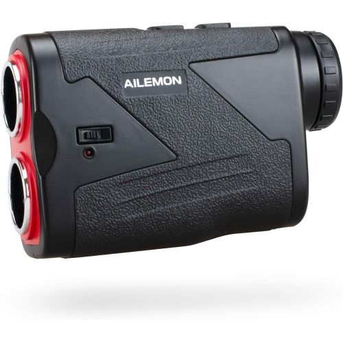  AILEMON 6X Golf Range Finder, 1000/1200 Yard Laser RangeFinder with Slope Switch, Scan, Flagpole Lock, and Speed Function, Tournament Legal Golf Rangefinder