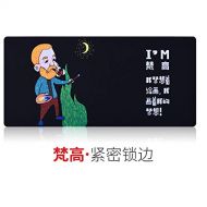 AILIUJUNBING Game Large Large Mouse pad Female Lock Cute Girl Anime Small Thick Laptop Desk pad Desk pad Cheap Desk mat Laptop Mouse Pad Non-Slip Q900x400mm 4mm