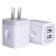 [아마존베스트]AILKIN USB Wall Charger, Charger Adapter, Ailkin 2-Pack 2.1Amp Dual Port Quick Charger Plug Cube Replacement for iPhone 7/6S/6S Plus/6 Plus/6/5S/5, Samsung Galaxy S7/S6/S5 Edge, LG, HTC,