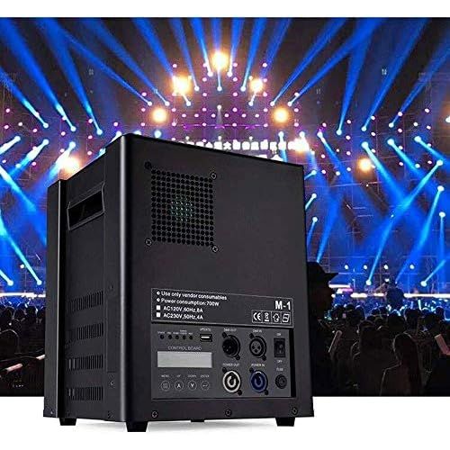  [아마존베스트]AILZNN DMX Pyrotechnic Machines, 400W Cold Spark Fireworks Machine Stage Special Effect Machine by DMX-512 or Remote Control Use in Big Show, Party, Wedding Ceremony