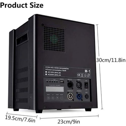  [아마존베스트]AILZNN DMX Pyrotechnic Machines, 400W Cold Spark Fireworks Machine Stage Special Effect Machine by DMX-512 or Remote Control Use in Big Show, Party, Wedding Ceremony