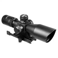 AIM Sports Aim Sports 2.5-10x40 Dual-ILL Scope with Cut SunshadeBDCQuick Release Mount Rangefinder Reticle