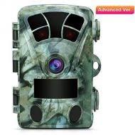 AIMTOM T905 Hunting Trail Camera, 2.4 Screen 16MP 1080P Stealthy Wildlife Game CAM 2Pcs 98Ft No Glow Super Power IR LEDs 130 Degree Wide Angle Lens 82Ft Night Vision 0.2S Fast Trig