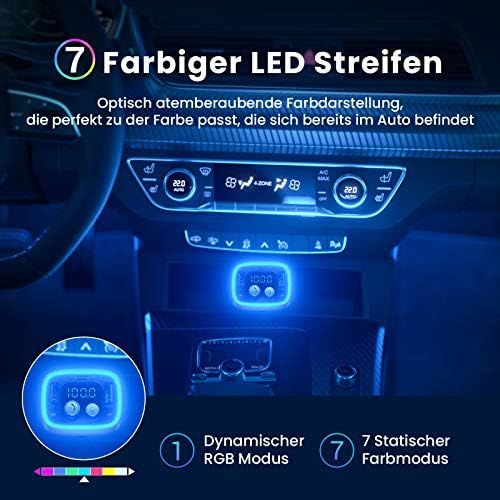  [아마존베스트]-Service-Informationen AINOPE FM Bluetooth Adapter Car Bluetooth Transmitter Car PD3.0 & QC3.0 36W/6A BT5.0 Car Radio FM Transmitter Bluetooth Car Handsfree Kit with 7 Colours LED Backlit Supports TF Car