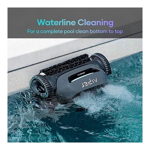  (2024 Upgrade) AIPER Seagull Pro Cordless Robotic Pool Cleaner, Wall Climbing Suction Pool Cleaner Lasts up to 150 Mins, Quad-Motor System, Smart Navigation, Ideal for In-Ground Pools up to 40 FT