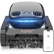 AIPER Cordless Robotic Pool Cleaner, Automatic Pool Vacuum with Horizontal Waterline Cleaning, Smart Navigation, 180-Minute Battery Life, Ideal for In-Ground Pools up to 2,150 Sq.ft, Scuba S1 Pro