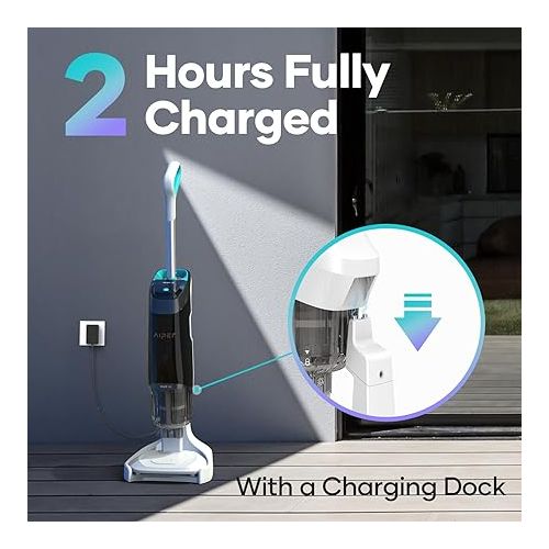  AIPER Handheld Pool Vacuum, Cordless Pool Cleaner for Above Ground & In-ground Pools, Hot Tubs, Spas Vac, 8X Strong Scution, Two Cleaning Modes, 70 Min Battery Life, Ideal for Cleaning Corners, Steps