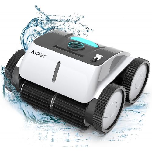  AIPER Seagull 1500 Cordless Automatic?Pool Cleaner, Wall-Climbing?Pool Vacuum, up to 90 Mins with Strong Triple-Motors, Intelligent Cleaning, Ideal for?In-ground Pools up to 1614 s