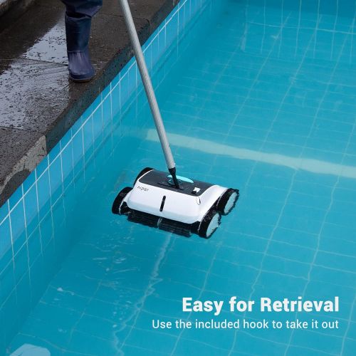  AIPER Seagull 1500 Cordless Automatic?Pool Cleaner, Wall-Climbing?Pool Vacuum, up to 90 Mins with Strong Triple-Motors, Intelligent Cleaning, Ideal for?In-ground Pools up to 1614 s