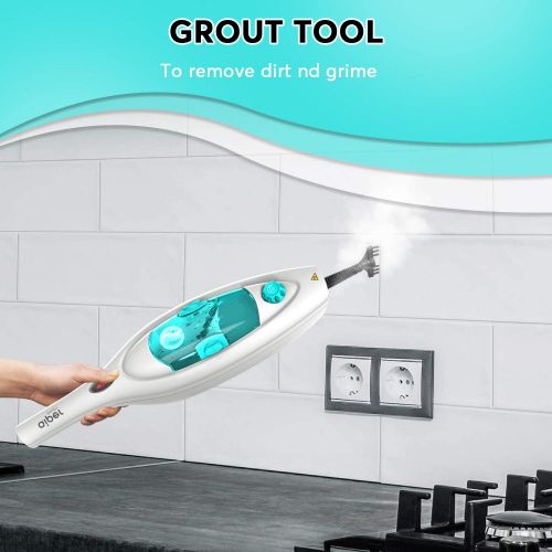  [아마존베스트]AIPER Steam Mop 14 in 1 Multifunctional Detachable Handheld Steam Cleaner for Hardwood, Tiles, Grout, Carpet, Cleaning Machine Steamer for Home, Kitchen, Garment with 2pcs Mop Pads