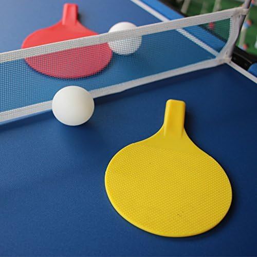  AIPINQI 31.5 Inch 4 in 1 Steady Multi Games Table, Mini Pool Table, Foosball Football Table, Air Hockey Table, Table Tennis Table Ping Pong Table, Kids Adult