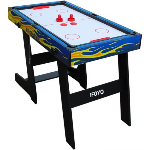  AIPINQI 4-in-1 Multi Game Combination Table Set, 48 Mini Foosball, Ping Pong, Pool Table, Slide Hockey for Game Rooms, Bars, Party, Family Night