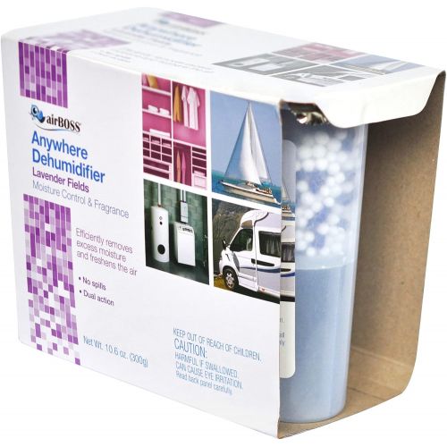  airBOSS Air Freshener & Moisture Absorbent Lavender Scented/Anywhere Dehumidifier (Case of 6)