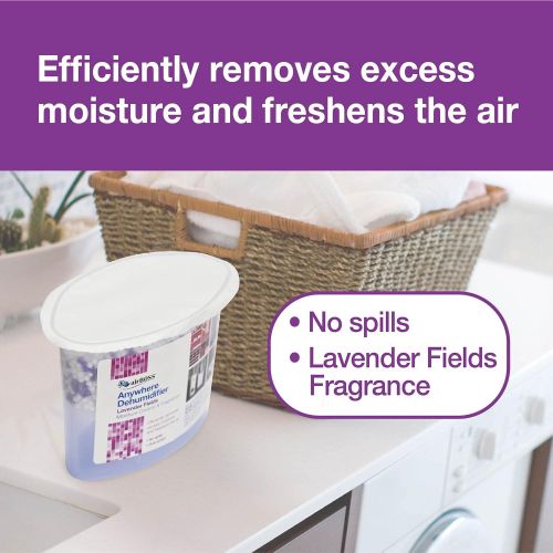  airBOSS Air Freshener & Moisture Absorbent Lavender Scented/Anywhere Dehumidifier (Case of 6)