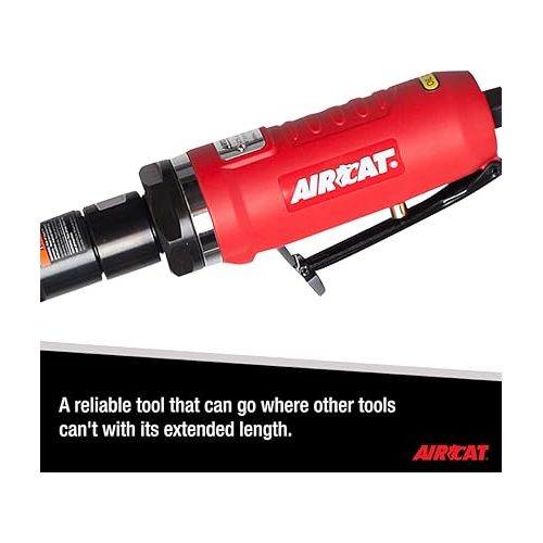  AIRCAT Pneumatic Tools 6275-A 1.0 HP 4-Inch Extended Inside Cut-Off Tool with Spindle Lock 14,000 RPM