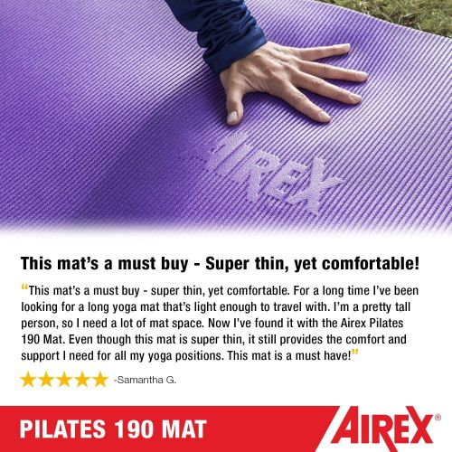  AIREX Pilates 190 Exercise Mat Pilates for Yoga, Physical Therapy, Rehabilitation, Balance & Stability Exercises