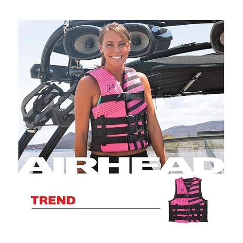  Airhead Trend Life Jacket, Coast Guard Approved, Men's, Women's and Youth Sizes