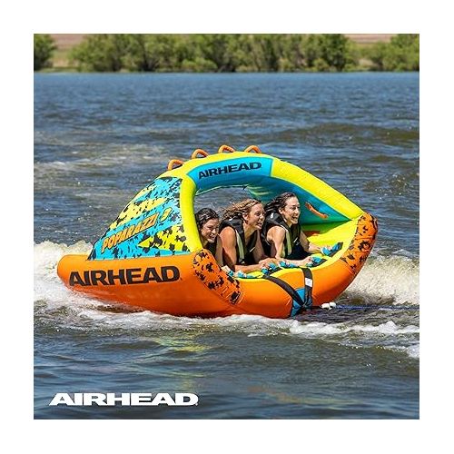  AIRHEAD Poparazzi, 1-3 Rider Towable Tube for Boating, Multiple Size Options Available