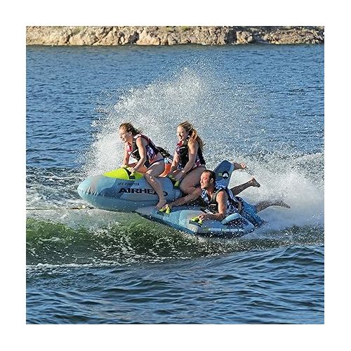  Airhead Jet Fighter | 1-4 Rider Towable Tube for Boating