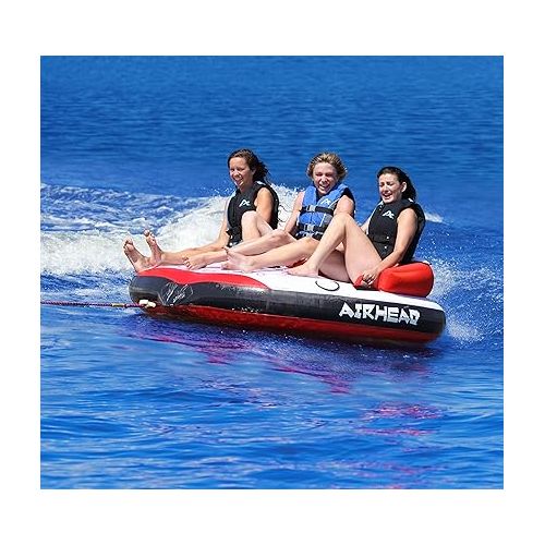  Airhead Riptide 3 Towable Tube for Boating, 1-3 Riders