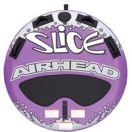 Airhead Slice | 1-2 Rider Towable Tube for Boating, Purple and Black (AHSL-4W)