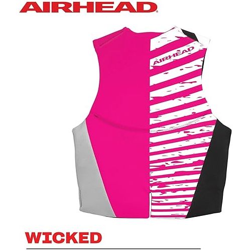  Airhead Wicked Kwik-Dry NeoLite Flex Life Jacket, Youth and Women's, US Coast Guard Approved