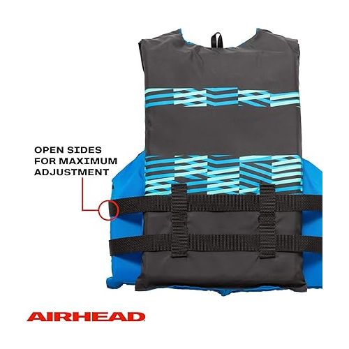  Airhead Element Life Jacket | Open Sided PFD | Sizes for Child, Youth and Adult Available