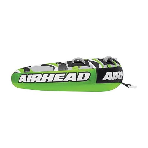  Airhead Slice, 1-2 Rider Towable Tube for Boating and Airhead 2 Section Tow Rope | Towable Tube Rope