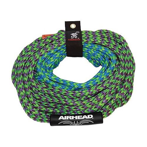  Airhead Slice, 1-2 Rider Towable Tube for Boating and Airhead 2 Section Tow Rope | Towable Tube Rope