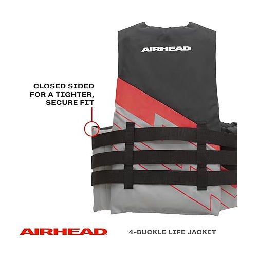  Airhead Bolt Life Vest | Closed Sided PFD | Child, Youth and Adult