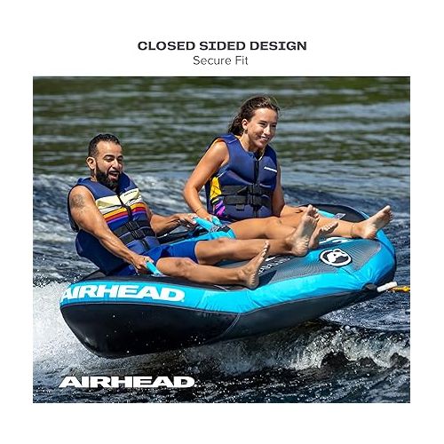  Airhead Santa Cruz Life Vest Multiple Sizes - Swim Vests for Adults, Children & Youth - Kwik Dry Neolite Fabric - USCG Approved