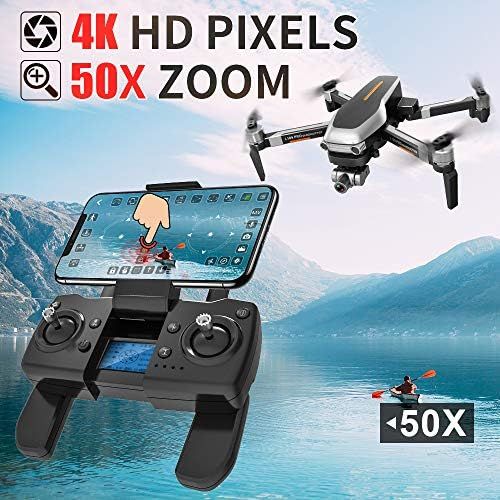  AIROKA L109PRO 4K HD 50x Zoom Shooting Two-axis Mechanical Stabilization Level 7 Strong Wind-Resistant Adjustable Speed Folding Drone (EPP Box)