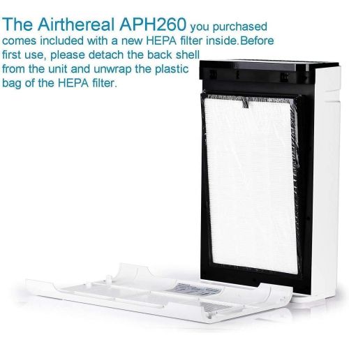  Airthereal Bundle APH260 Air Purifier and 2-pack Spare Replacement Filter, Pure Morning