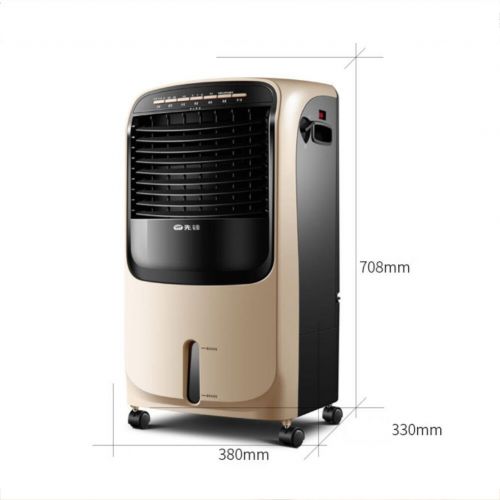  AIRZEIMIN Air conditioner cooling fan,Cold and warm Compact portable Quiet Evaporative coolers Home Office Dormitory Mobile air conditioning-A