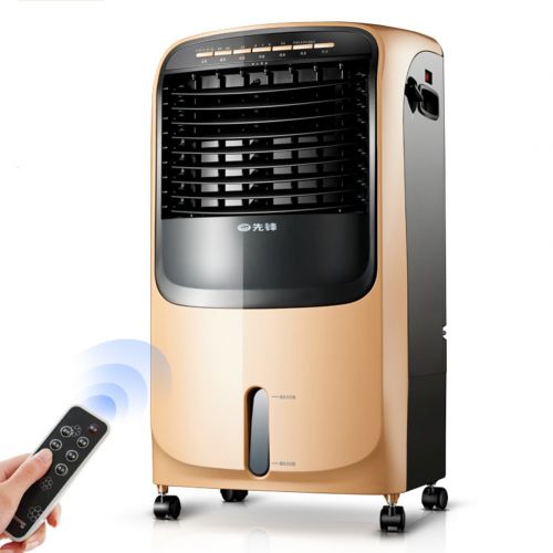  AIRZEIMIN Air conditioner cooling fan,Cold and warm Compact portable Quiet Evaporative coolers Home Office Dormitory Mobile air conditioning-A