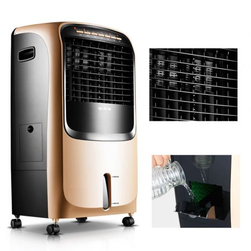  AIRZEIMIN Air conditioner cooling fan,Cold and warm Compact portable Quiet Evaporative coolers Home Office Dormitory Mobile air conditioning-A
