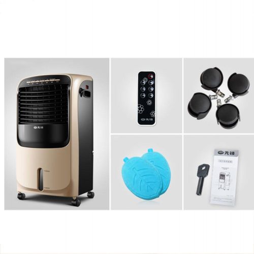  AIRZEIMIN Air conditioner cooling fan,Cold and warm Compact portable Quiet Evaporative coolers Home Office Dormitory Mobile air conditioning-A